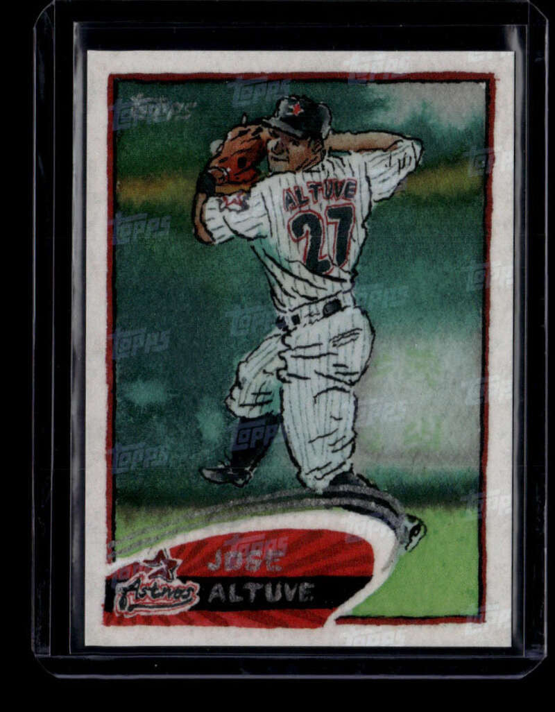 2025 Topps Shoebox Treasures Topps Logo 89 Jose Altuve 34/35