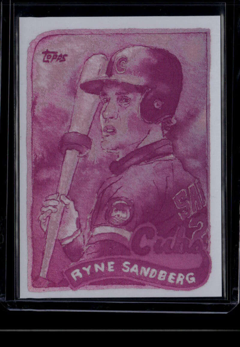 2025 Topps Shoebox Treasures Bubblegum Foil 73 Ryne Sandberg