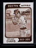 2025 Topps Shoebox Treasures Grayscale Filter 54 Dwight Evans 20/50