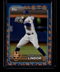 2024 Topps Team Color Border Variations 650 Francisco Lindor