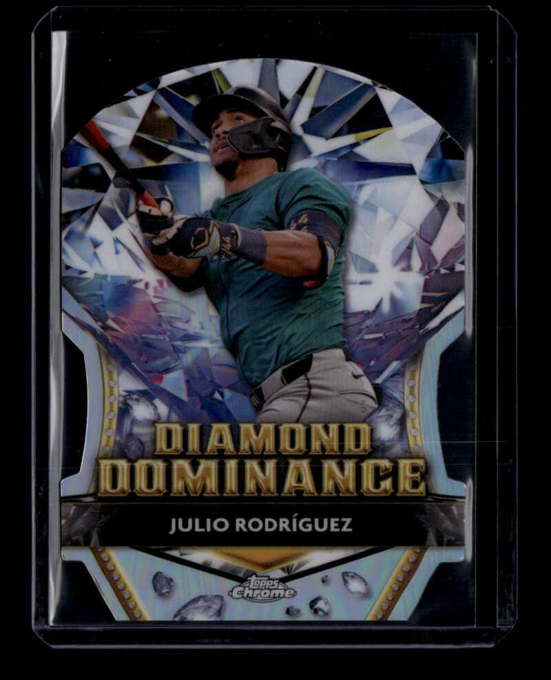 2024 Topps Chrome Update Diamond Dominance dd19 Julio Rodriguez