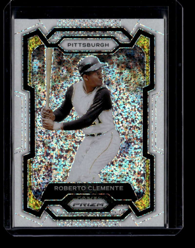 DELETE 175375 2024 Panini Prizm Prizms White Sparkle Refractor 126 Roberto Clemente