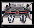 2002 Upper Deck Yankee Dynasty Memorabilia Tim Raines Knoblauch Dual Jersey