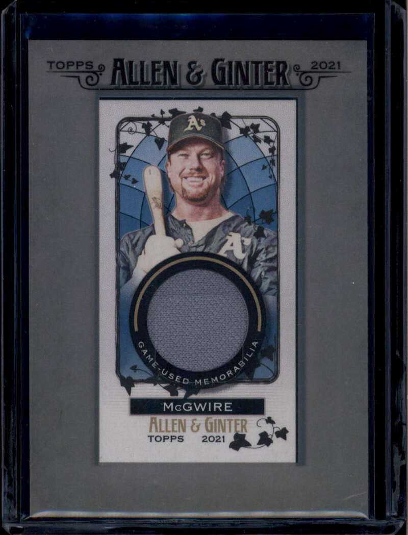 2021 Topps Allen and Ginter Mini Framed Relics MFRMM Mark McGwire Jersey