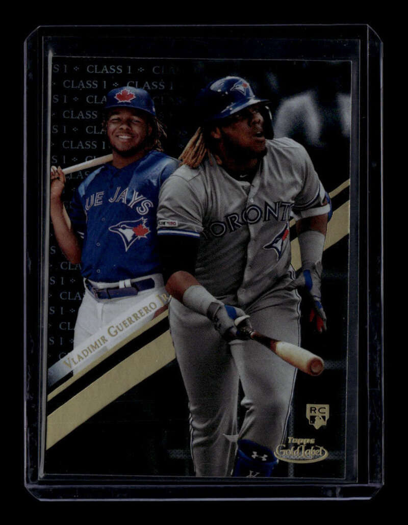 2019 Topps Gold Label Class 1 Black 99 Vladimir Guerrero Jr. Rookie