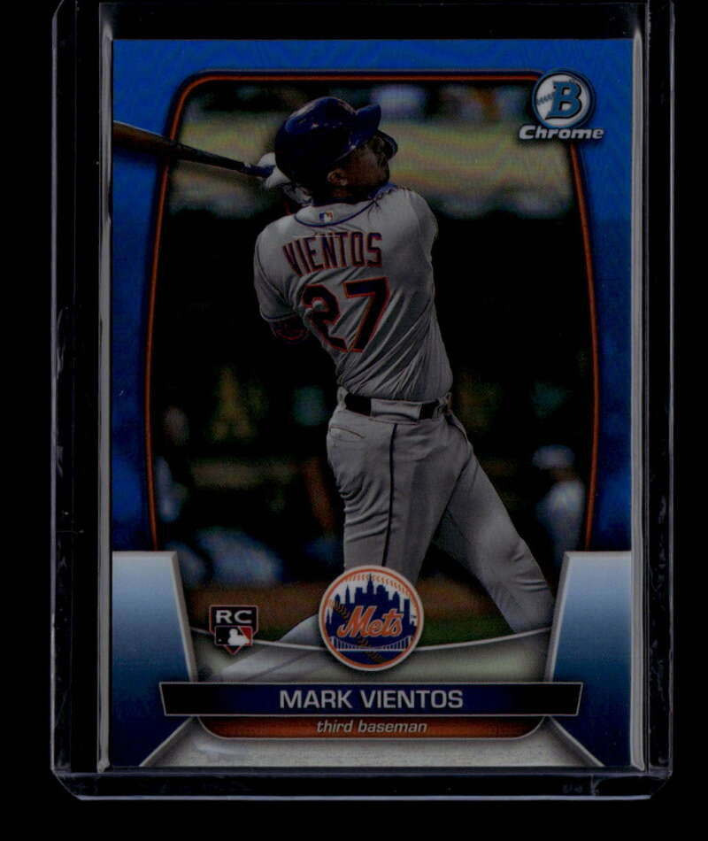 2023 Bowman Chrome Blue Refractor 43 Mark Vientos Rookie 53/150