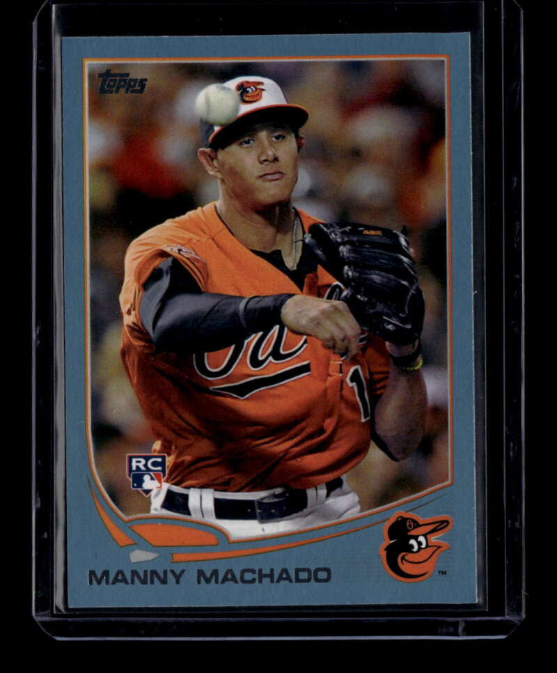 2013 Topps Wal-Mart Blue Border 270 Manny Machado Rookie
