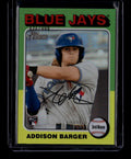 2024 Topps Heritage Chrome Refractor 725 Addison Barger HN Rookie 474/699 High