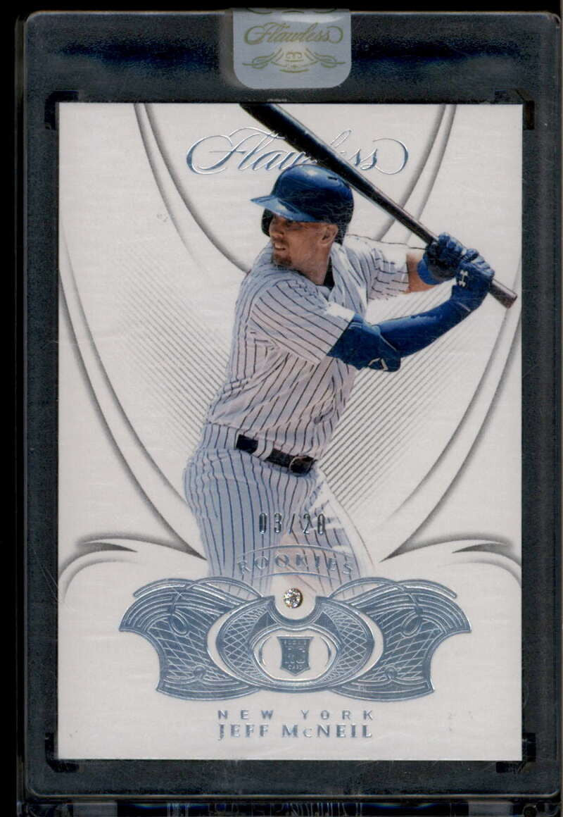 2019 Panini Flawless 60 Jeff McNeil Rookie Diamond 3/20