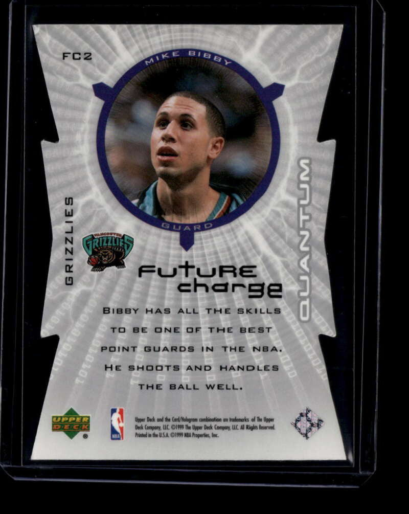1999-00 Upper Deck Future Charge Level 1 fc2 Mike Bibby 24/100 READ