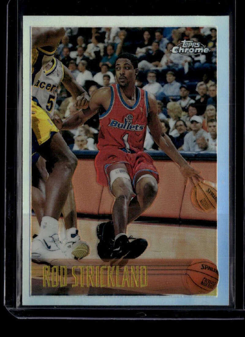 1996-97 Topps Chrome Refractor 141 Rod Strickland