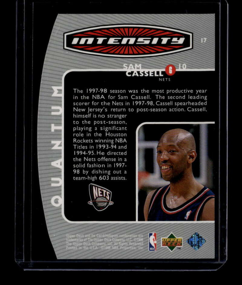 1998-99 Upper Deck Intensity Silver i7 Sam Cassell 64/75