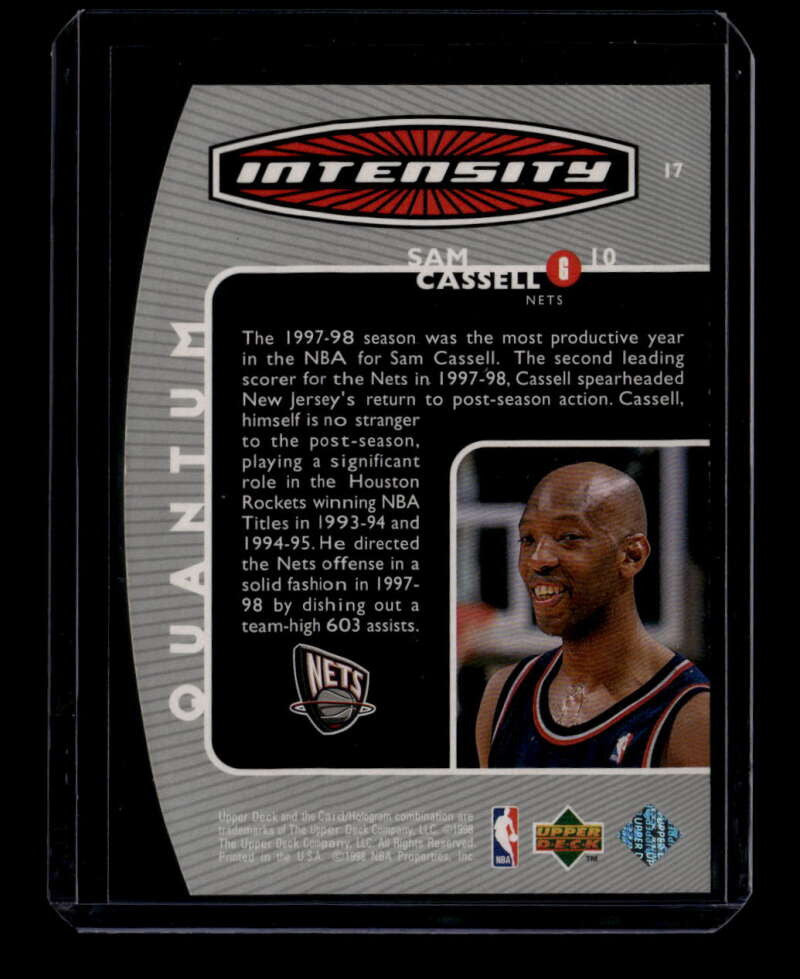 1998-99 Upper Deck Intensity Silver i7 Sam Cassell 43/75