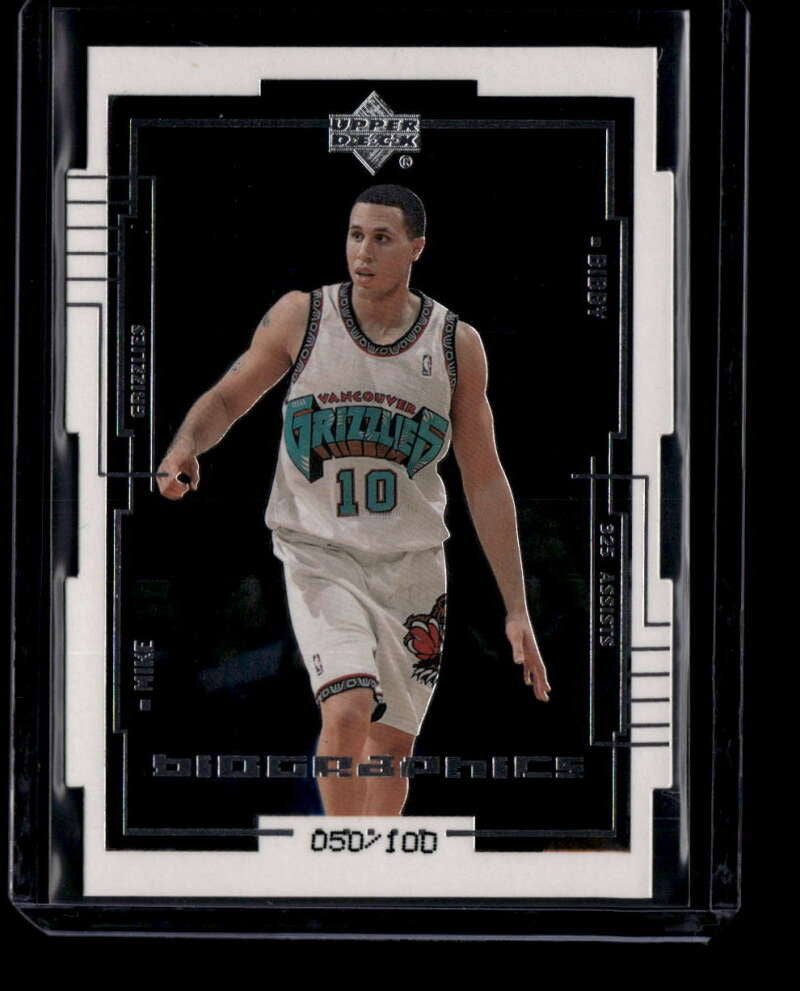1999-00 Upper Deck BioGraphics Level 1 b2 Mike Bibby 50/100