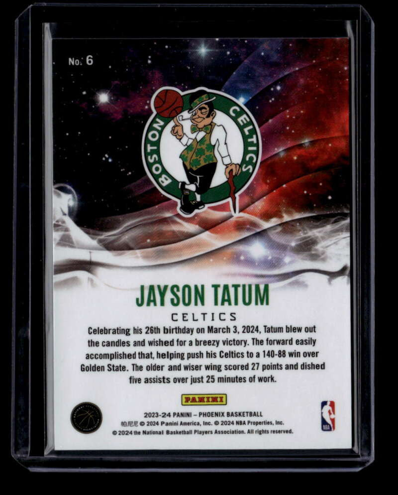 SOLD 175564 2023-24 Panini Phoenix Genies 6 Jayson Tatum