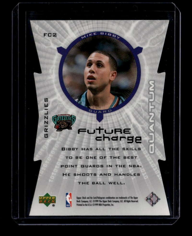 1999-00 Upper Deck Future Charge Level 1 fc2 Mike Bibby 55/100