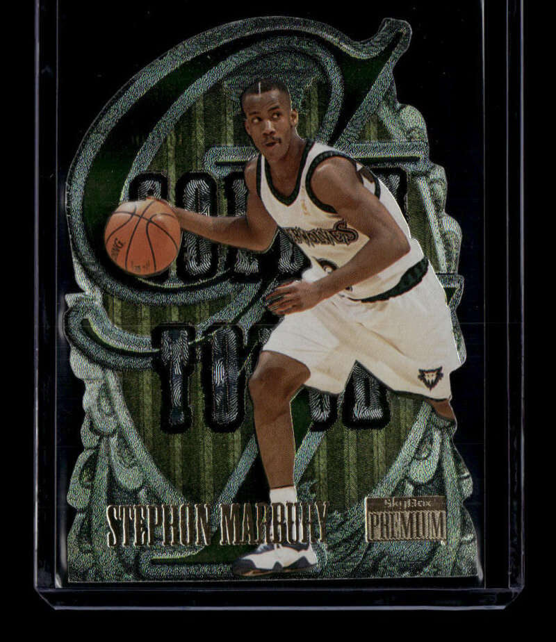 1996-97 SkyBox Premium Golden Touch 8 Stephon Marbury Rookie