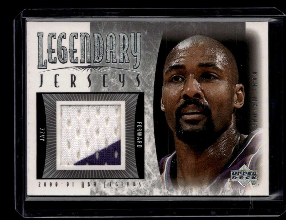 2001-02 Upper Deck Legends Legendary Jerseys KMJ Karl Malone Jersey