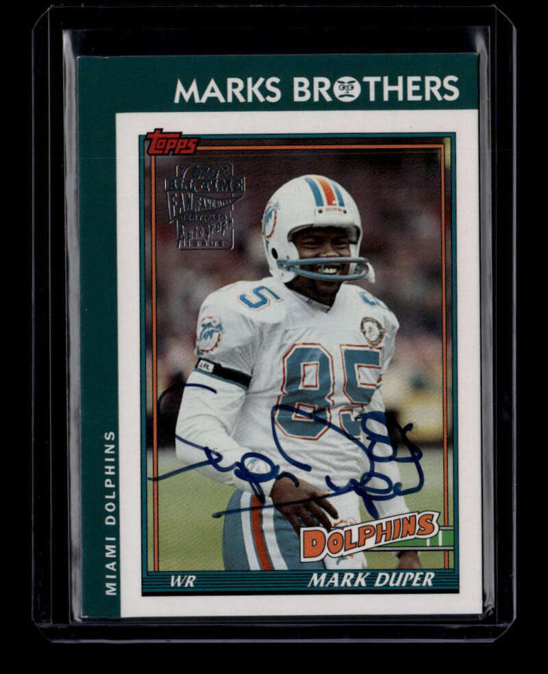DELETE 175633 2004 Topps Fan Favorites Autographs MD Mark Duper Auto