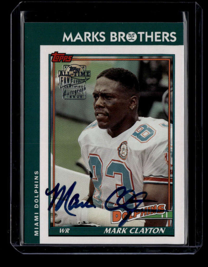 DELETE 175644 2004 Topps Fan Favorites Autographs MC Mark Clayton Auto