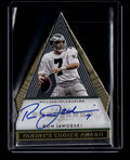 2016 Panini Preferred Gold 124 Ron Jaworski PC Auto 8/10 Panini's Choice Award