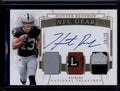 DELETE 175648 2019 Panini National Treasures Gear Hunter Renfrow RC Triple Ball Patch Auto /25