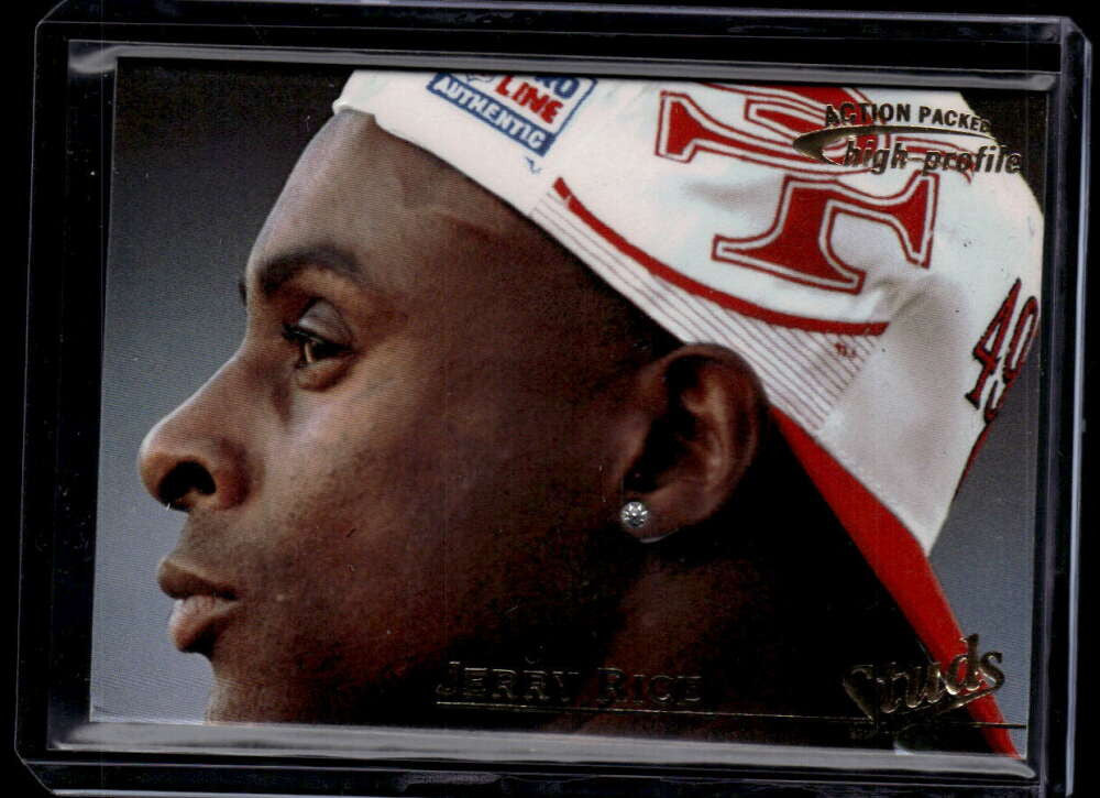 1996 Action Packed Promos 3 Jerry Rice Studs Promo Sample