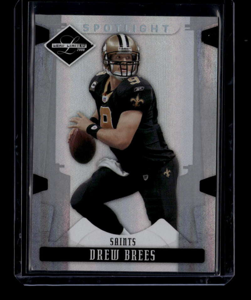 2008 Leaf Limited Silver Spotlight 62 Drew Brees 28/99