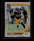 SOLD 175704 2024 Donruss Optic Fire Refractor 169 T. J. Watt