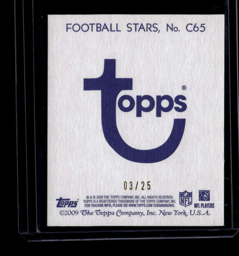 2009 Topps National Chicle Mini Topps Back 65 Donovan McNabb 3/25