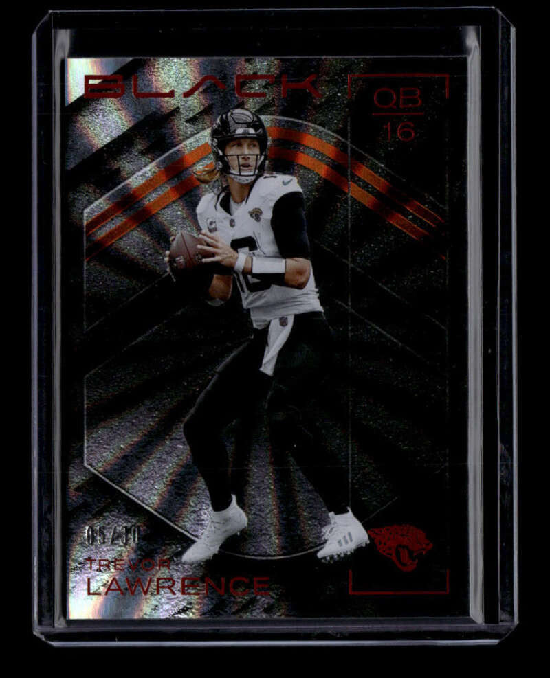 2025 Panini Black Citrine 33 Trevor Lawrence 5/30