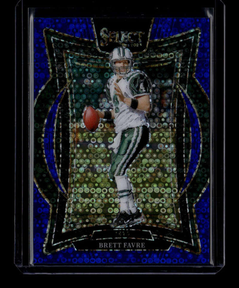 2024 Select Prizm Blue Disco Refractor 12 Brett Favre 7/25 Concourse