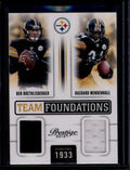 2012 Prestige Team Foundations 5 Mendenhall Roethlisberger Dual Jersey 131/249