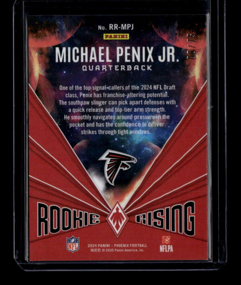2024 Panini Phoenix Rookie Rising Bronze 2 Michael Penix Jr. Rookie 8/75