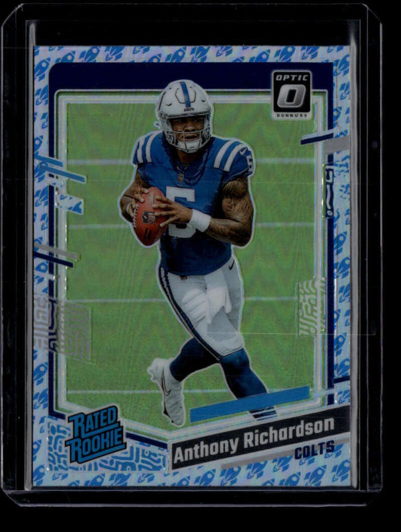 2023 Donruss Optic Rocket Refractor 247 Anthony Richardson RR Rated Rookie
