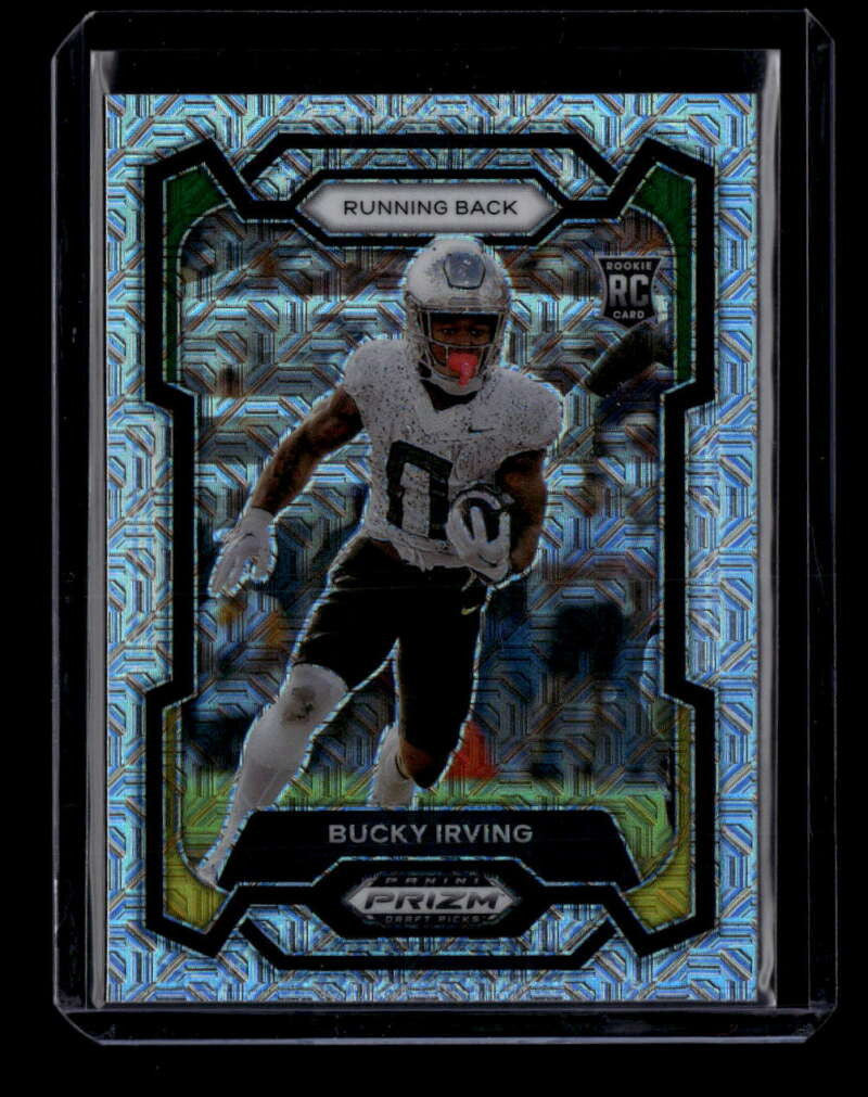 DELETE 175812 2024 Panini Prizm Draft Picks Prizms Mojo Refractor 172 Bucky Irving RC 17/25