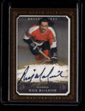 2008-09 UD Masterpieces Brushstrokes Brown MBRM Rick MacLeish Auto