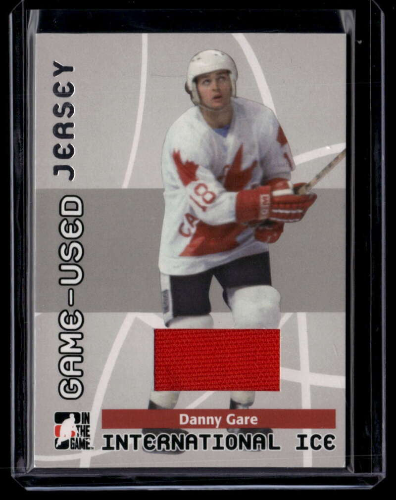 2006-07 ITG International Ice Jerseys guj31 Danny Gare Team Canada Jersey /100