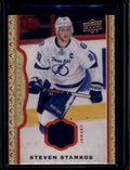 2014-15 UD Masterpieces Memorabilia Framed Red Cloth Steven Stamkos Jersey 8/85