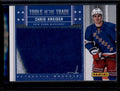SOLD 175885 2012-13 Panini Tools of the Trade Materials Chris Kreider Black Friday RC Towel