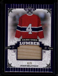 2021-22 Leaf Lumber Game Used Lumber Purple guljb1 Jean Beliveau Stick 8/9