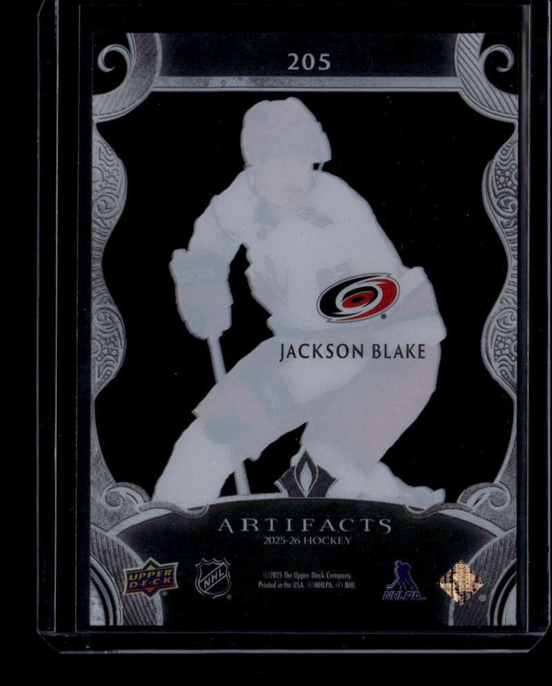 2024-25 Artifacts Clear Cut 205 Jackson Blake Rookie