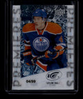 2010-11 Upper Deck Ice 105 Taylor Hall Rookie 4/99 Jersey Number