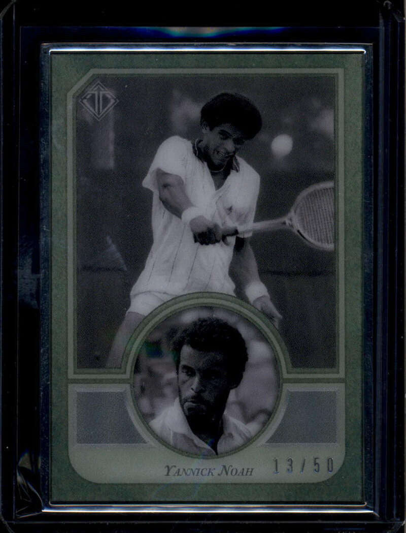 2020 Topps Transcendent Tennis Hall of Fame Collection 29 Yannick Noah 13/50
