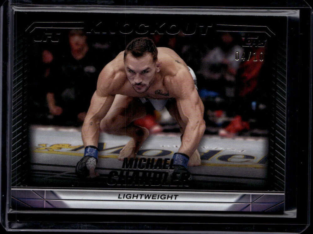 2024 Topps UFC Knockout Black 49 Michael Chandler 4/10