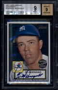 2001 Topps Heritage Autographs THAGM Gil McDougald Auto BGS 9 MINT 9