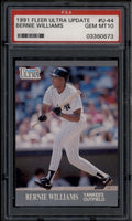 1991 Ultra Update u44 Bernie Williams PSA 10 GEM MT