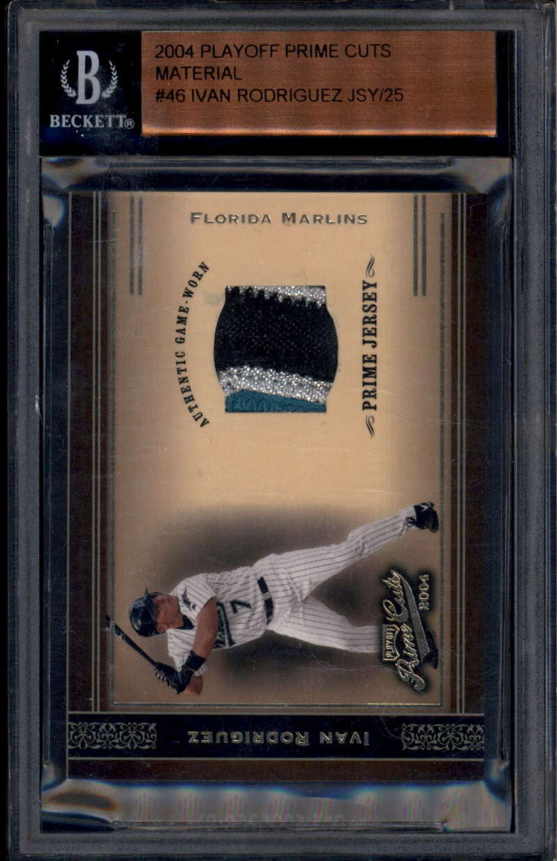 2004 Prime Cuts Material 46 Ivan Rodriguez Patch 21/25
