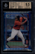 2015 Bowman Chrome Prospect Blue Refractor bcp34 Rafael Devers RC 85/150 BGS 9.5