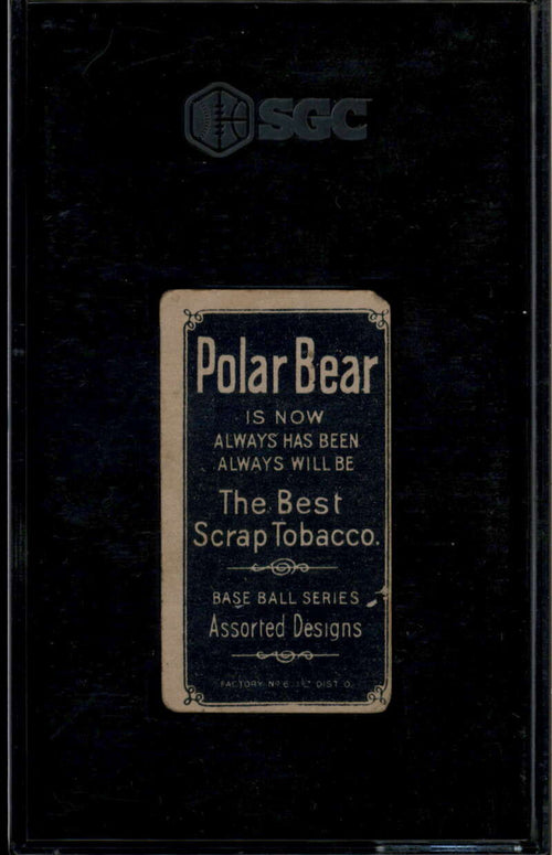 1909-11 t206 Polar Bear 137 Mickey Doolan Batting SGC 1 PR